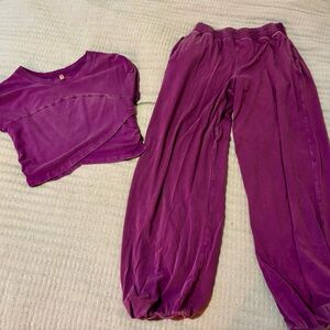 Purple Free People Hot Shot Set